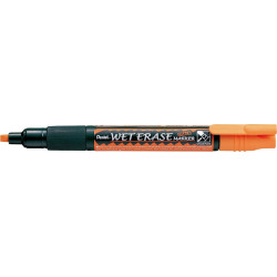 Pentel Wet Erase Chalk Marker Μαρκαδόρος Πορτοκαλί Μαυροπίνακα Υγρής Κιμωλίας για Γυαλί 2-4mm