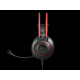 A4Tech G200S Over Ear Gaming Headset με σύνδεση USB Black/Red