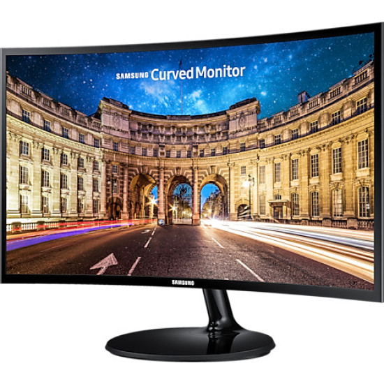 Samsung C24F390FHR VA Curved Monitor 24" FHD 1920x1080 με Χρόνο Απόκρισης 4ms GTG
