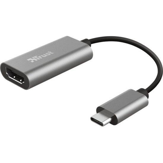 Trust Dalyx Μετατροπέας USB-C male σε HDMI female Γκρι