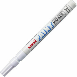Uni-Ball PX-21 Ανεξίτηλος Μαρκαδόρος 0.8mm Λευκός Uni-Ball PX-21 Ανεξίτηλος Μαρκαδόρος 0.8mm Λευκός