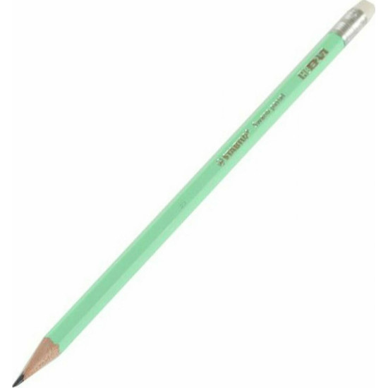 Μολύβι Stabilo Pastel Mint HB με γόμα 4908/02