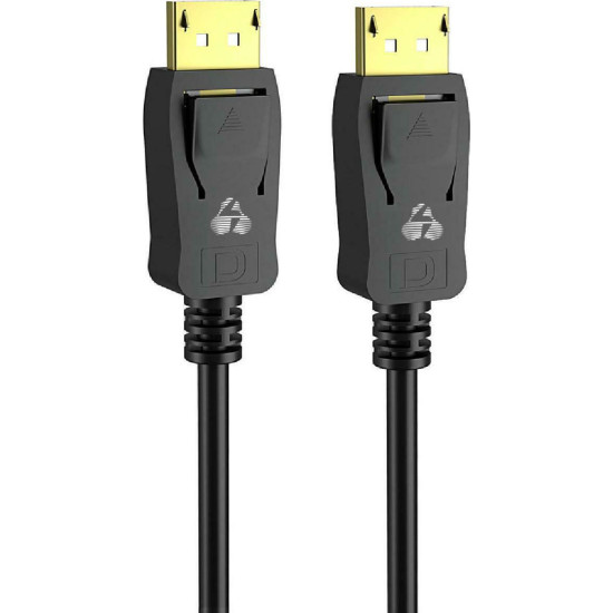 Powertech Cable DisplayPort male - DisplayPort male 1.5m Μαύρο (CAB-DP046)