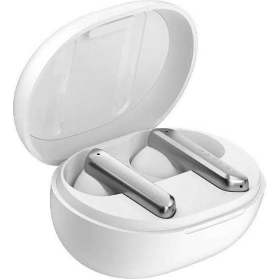 Haylou W1 In-ear Bluetooth Handsfree Ακουστικά με Αντοχή στον Ιδρώτα και Θήκη Φόρτισης Λευκά