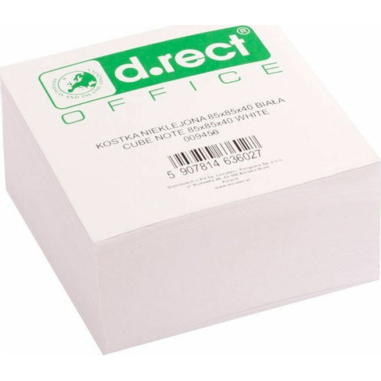 Χαρτάκια Σημειώσεων σε Κύβο 500 Φύλλων Λευκά 8.5x8.5cm