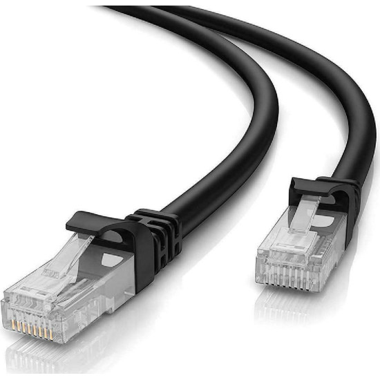 Powertech U/UTP Cat.5e Καλώδιο Δικτύου 3m Μαύρο