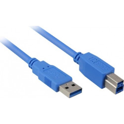 MediaRange USB 3.0 Cable USB-A male - USB-B male 1.8m (MRCS144)