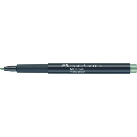 Faber-Castell Metallics Wanderlust Μαρκαδόρος Σχεδίου 1.5mm Πράσινος