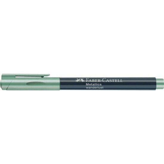 Faber-Castell Metallics Wanderlust Μαρκαδόρος Σχεδίου 1.5mm Πράσινος