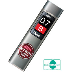 Pentel 40 Μύτες Μολυβιού Ainstein Πάχους 0.7mm Τύπου B