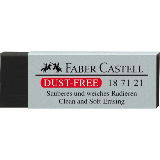 Faber-Castell Γόμα για Μολύβι Dust Free Μαύρη Faber-Castell Γόμα για Μολύβι Dust Free Μαύρη