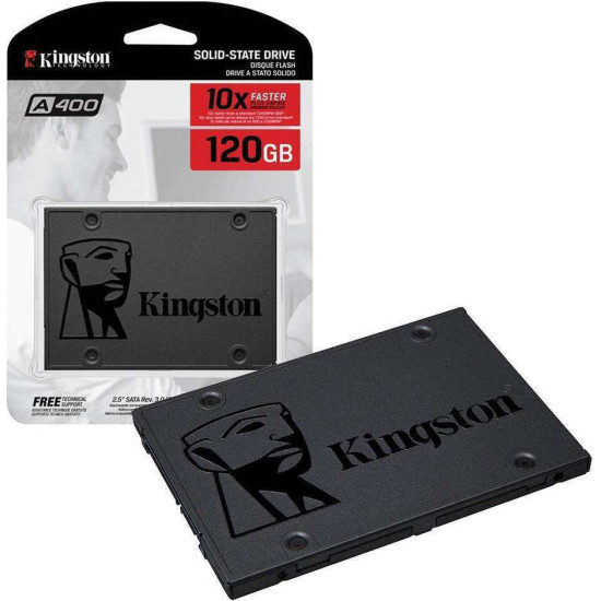 Kingston Δίσκος SSD SA400 SATAIII 2.5'' 120GB (SA400S37) (KINSA400S37/120G)