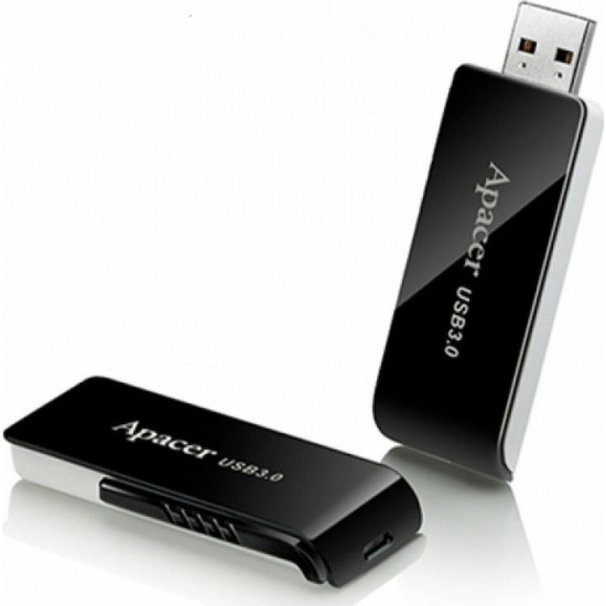 Apacer AH350 32GB USB 3.0 Stick Μαύρο