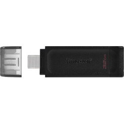 Kingston DataTraveler 70 32GB USB 3.2 Stick με σύνδεση USB-C Μαύρο