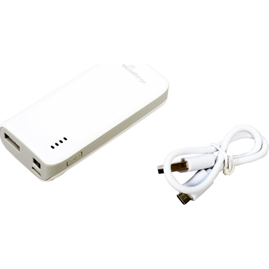 MediaRange MR751 Power Bank 5200mAh με Θύρα USB-A Λευκό