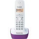 Panasonic KX-TG1611 Ασύρματο Τηλέφωνο Λευκό/Μώβ