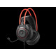 A4Tech G200S Over Ear Gaming Headset με σύνδεση USB Black/Red