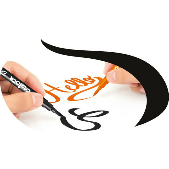 Carioca Super Brush Μαρκαδόροι Ζωγραφικής Λεπτοί σε 10 Χρώματα