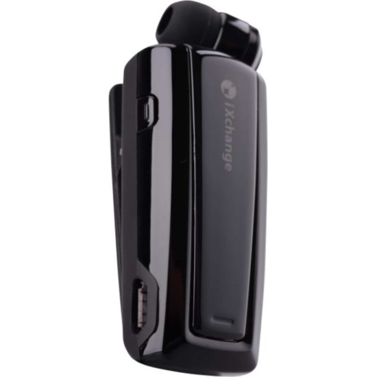 iXchange UA24ST In-ear Bluetooth Handsfree Ακουστικό Πέτου Μαύρο