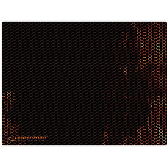 Esperanza Flame Maxi Gaming Mouse Pad Large 400mm Μαύρο