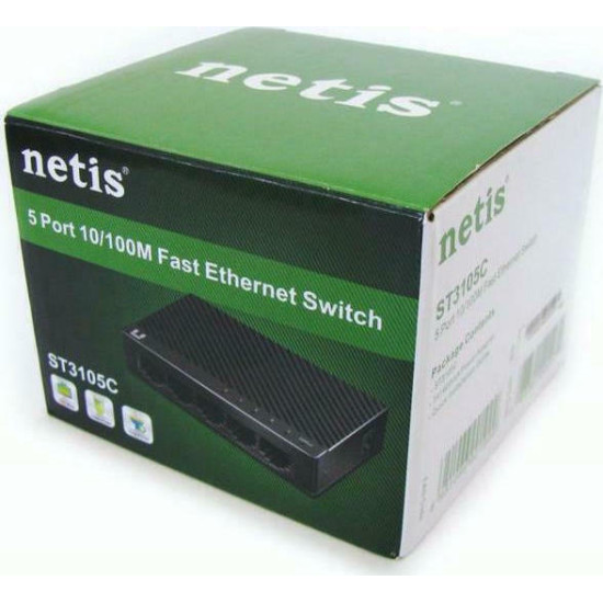 Netis ST3105C Unmanaged L2 Switch με 5 Θύρες Ethernet