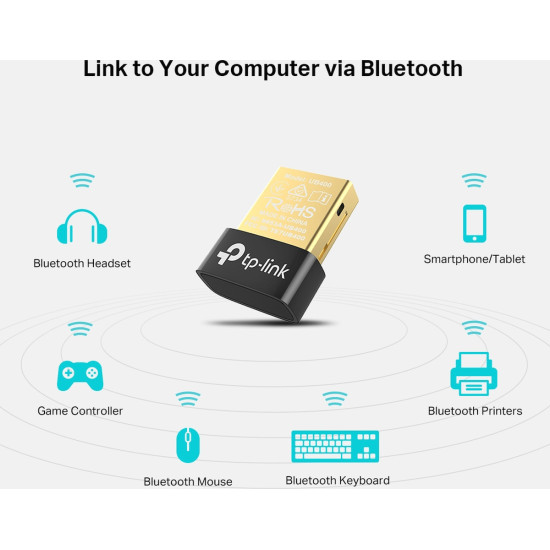 TP-LINK Bluetooth 4.0 Nano USB Adapter (UB400)
