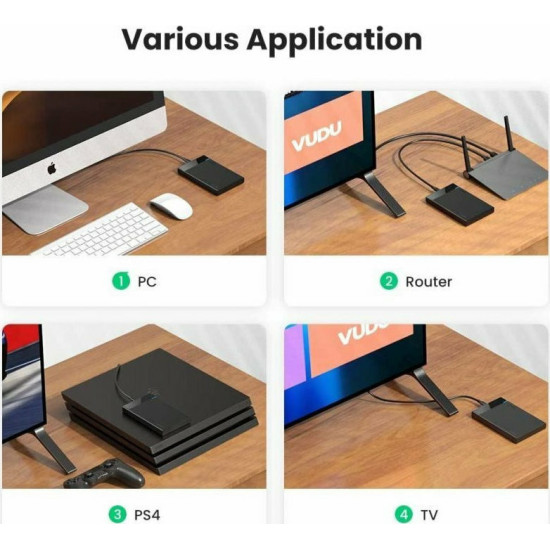 Ugreen Θήκη για Σκληρό Δίσκο 2.5" SATA III με σύνδεση USB3.0