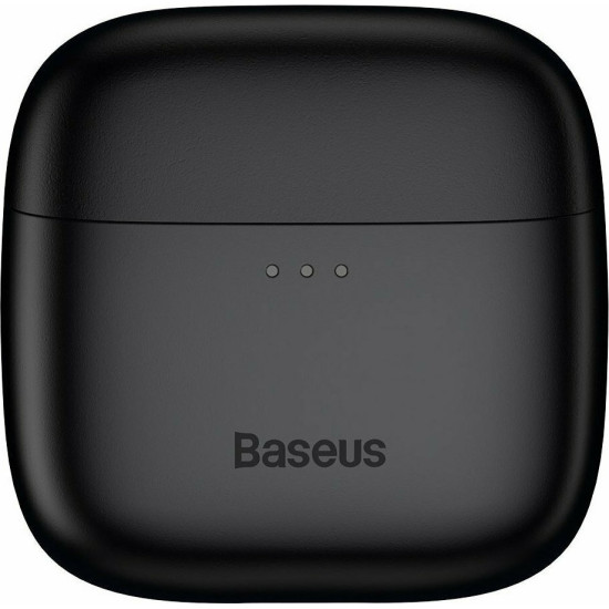 Baseus E8 Earbud Bluetooth Handsfree Ακουστικά με Θήκη Φόρτισης Μαύρα
