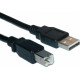MediaRange USB 2.0 Cable USB-A male - USB-B male 3m (MRCS103) MediaRange USB 2.0 Cable USB-A male - USB-B male 3m (MRCS103)