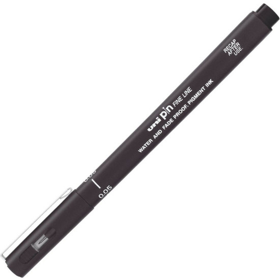 Uni-Ball Pin Line Μαρκαδόρος Σχεδίου 0.2mm Μαύρος