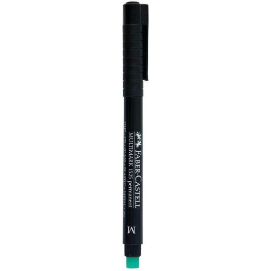 Faber-Castell Multimark 1525 Μαρκαδόρος για CD/DVD 1mm Μαύρος