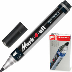 Stabilo 651 Mark 4 All Ανεξίτηλος Μαρκαδόρος 2.5mm Μαύρος Stabilo 651 Mark 4 All Ανεξίτηλος Μαρκαδόρος 2.5mm Μαύρος