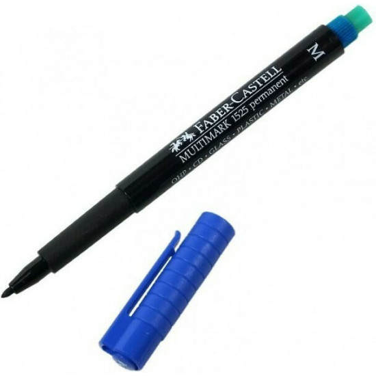 Faber-Castell Multimark 1525 Μαρκαδόρος για CD/DVD 1mm Μπλε