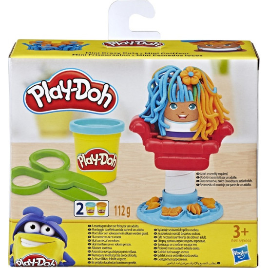 Hasbro Play-Doh Πλαστελίνη - Παιχνίδι Barbershop για 3+ Ετών, 2τμχ