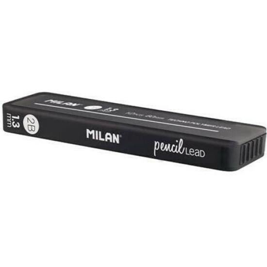 Milan 12 Μύτες Μολυβιού 60mm Πάχους 1.3mm Τύπου 2B