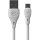 WK Regular USB 2.0 to micro USB Cable Λευκό 1m (WDC-072)