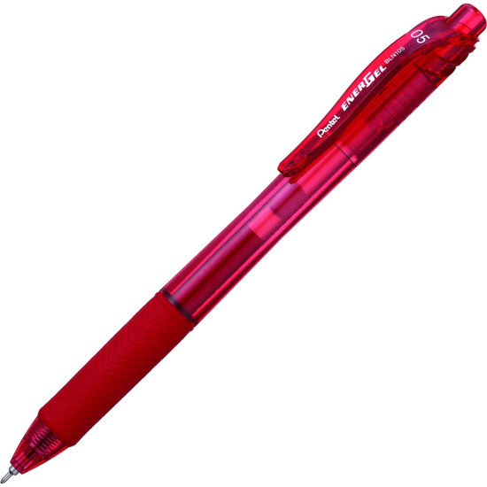 Pentel Στυλό 0.5mm με Κόκκινο Mελάνι Energel