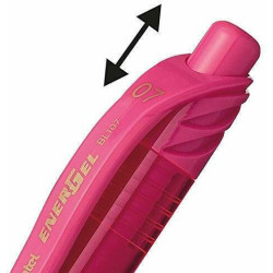 Pentel Στυλό 0.7mm με Ροζ Mελάνι Energel
