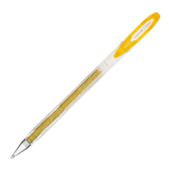 Uni-Ball Στυλό Gel 1.0mm με Χρυσό Mελάνι Signo UM-120SP