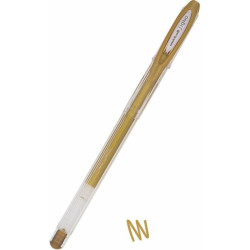 Uni-Ball Στυλό Gel 0.8mm με Χρυσό Mελάνι Signo UM-120ΝΜ