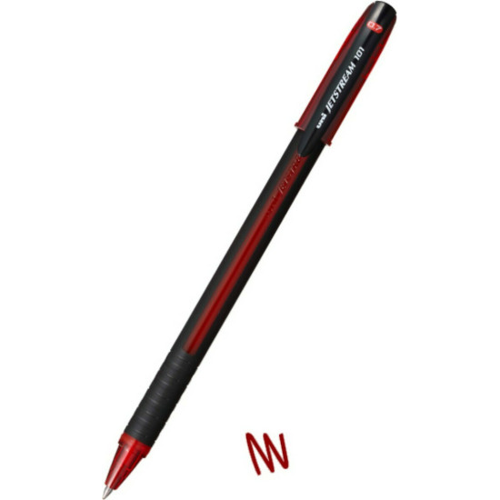 Uni-Ball Στυλό Ballpoint 0.7mm με Κόκκινο Mελάνι Jetstream SX-101 Uni-Ball Στυλό Ballpoint 0.7mm με Κόκκινο Mελάνι Jetstream SX-101