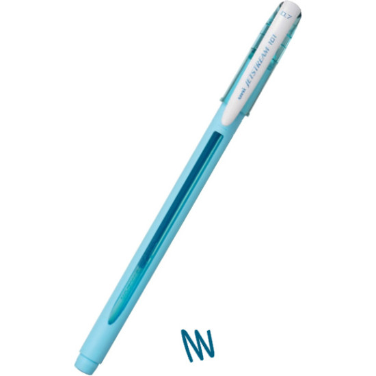 Uni-Ball Στυλό Ballpoint 0.7mm με Μπλε Mελάνι Jetstream SX-101FL Aqua Uni-Ball Στυλό Ballpoint 0.7mm με Μπλε Mελάνι Jetstream SX-101FL Aqua