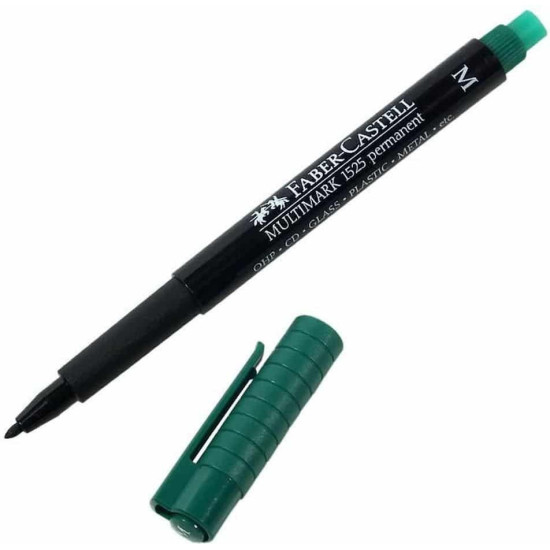 Faber-Castell Multimark 1525 Μαρκαδόρος για CD/DVD 1mm Πράσινος