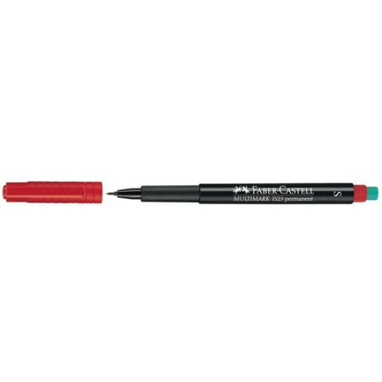 Faber-Castell Multimark 1523 Μαρκαδόρος για CD/DVD 0.4mm Κόκκινος