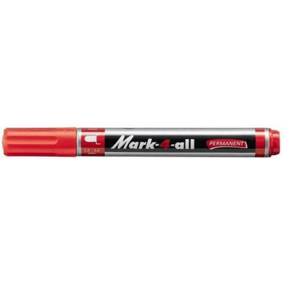 Stabilo 651 Mark 4 All Ανεξίτηλος Μαρκαδόρος 2.5mm Κόκκινος Stabilo 651 Mark 4 All Ανεξίτηλος Μαρκαδόρος 2.5mm Κόκκινος