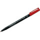 STAEDTLER Μαρκαδόρος Lumocolor M Permanent Κόκκινο 218.317-2 STAEDTLER Μαρκαδόρος Lumocolor M Permanent Κόκκινο 218.317-2