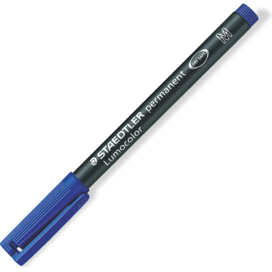 STAEDTLER Μαρκαδόρος Lumocolor M Permanent Μπλε 218.317-3