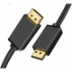 Powertech Cable DisplayPort male - DisplayPort male 2m Μαύρο (CAB-DP045)