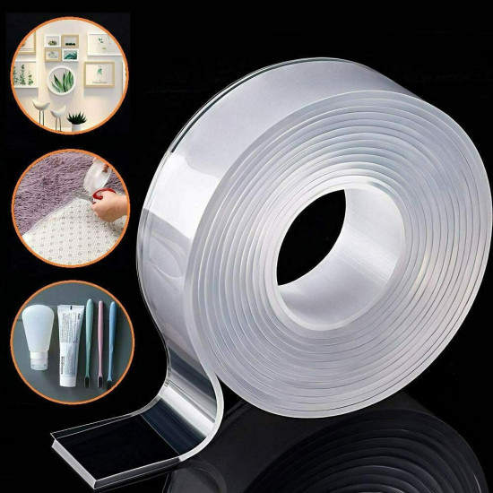 Nano Tape Αυτοκόλλητη Ταινία Διπλής Όψης Διάφανη
