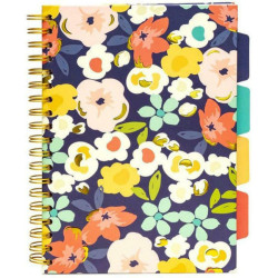 Pukka Σπιράλ Τετράδιο Ριγέ Β5 5 Θεμάτων Πολύχρωμο Floral Love